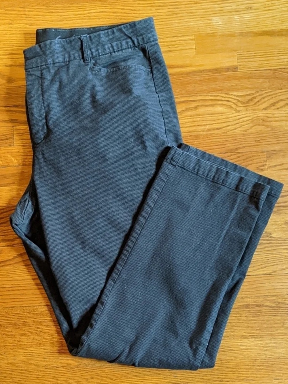 Women's Straight Leg Pants in Dark Blue - Classic Everyday Style